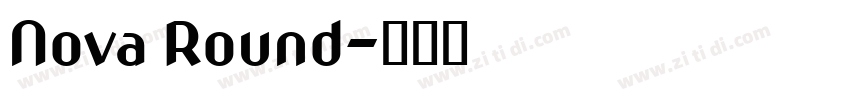 Nova Round字体转换